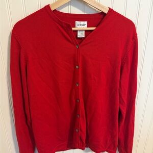 Liz Baker Vibrant Red Women's Cardigan